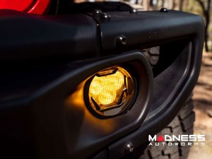 Jeep Wrangler JL LED Fog Light Kit - 4Banger Series - Morimoto - NCS/Wide/Yellow Jeep Wrangler JL LED Fog Light Kit - 4Banger Series - Morimoto - NCS/Wide/Yellow